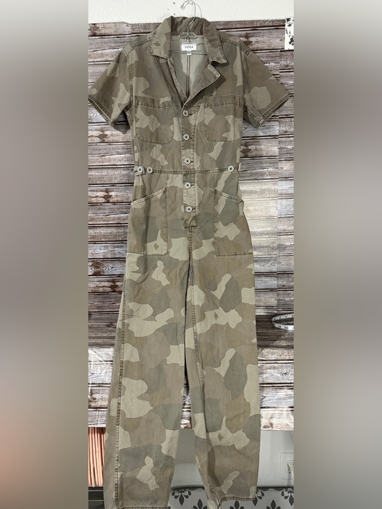 pistola Pants - Pistola Grover Camo Field Jumpsuit Green Camo Size XS